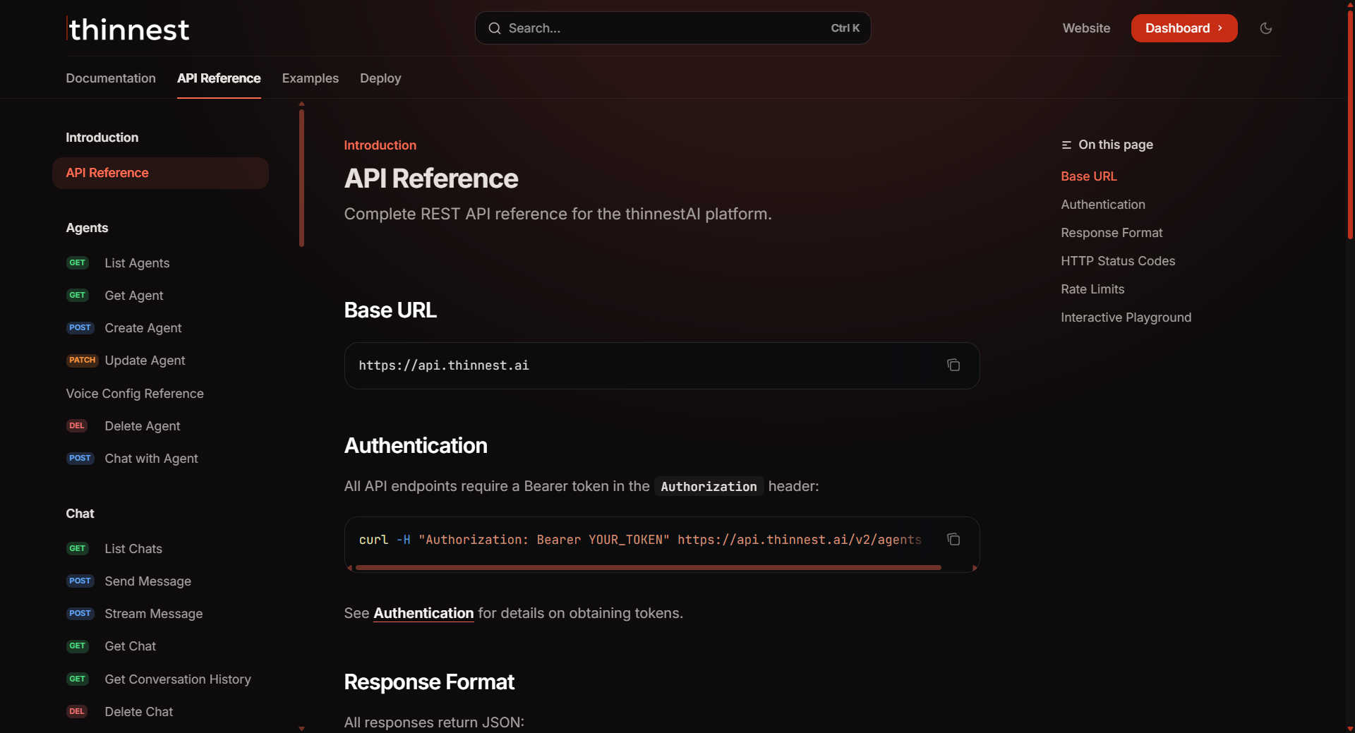 Docs & API